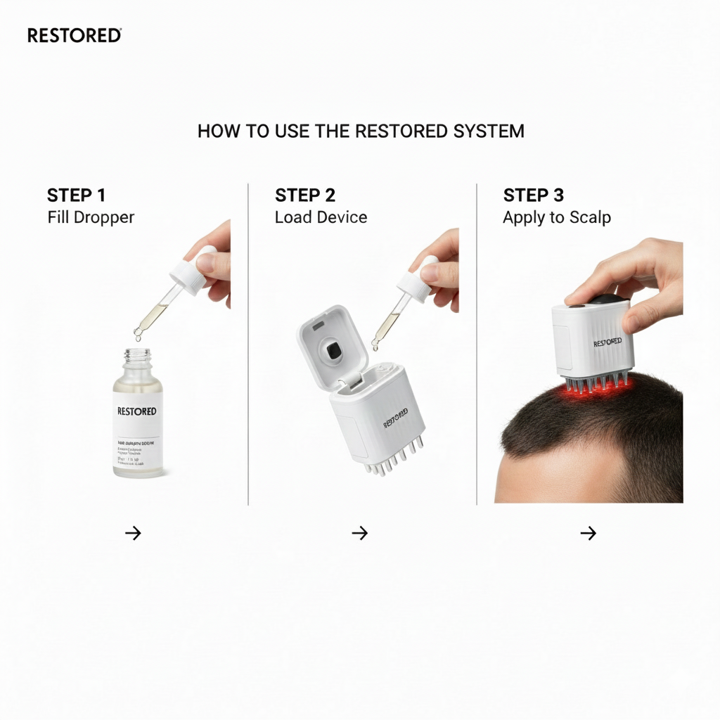 The RESTORED Hair Growth System